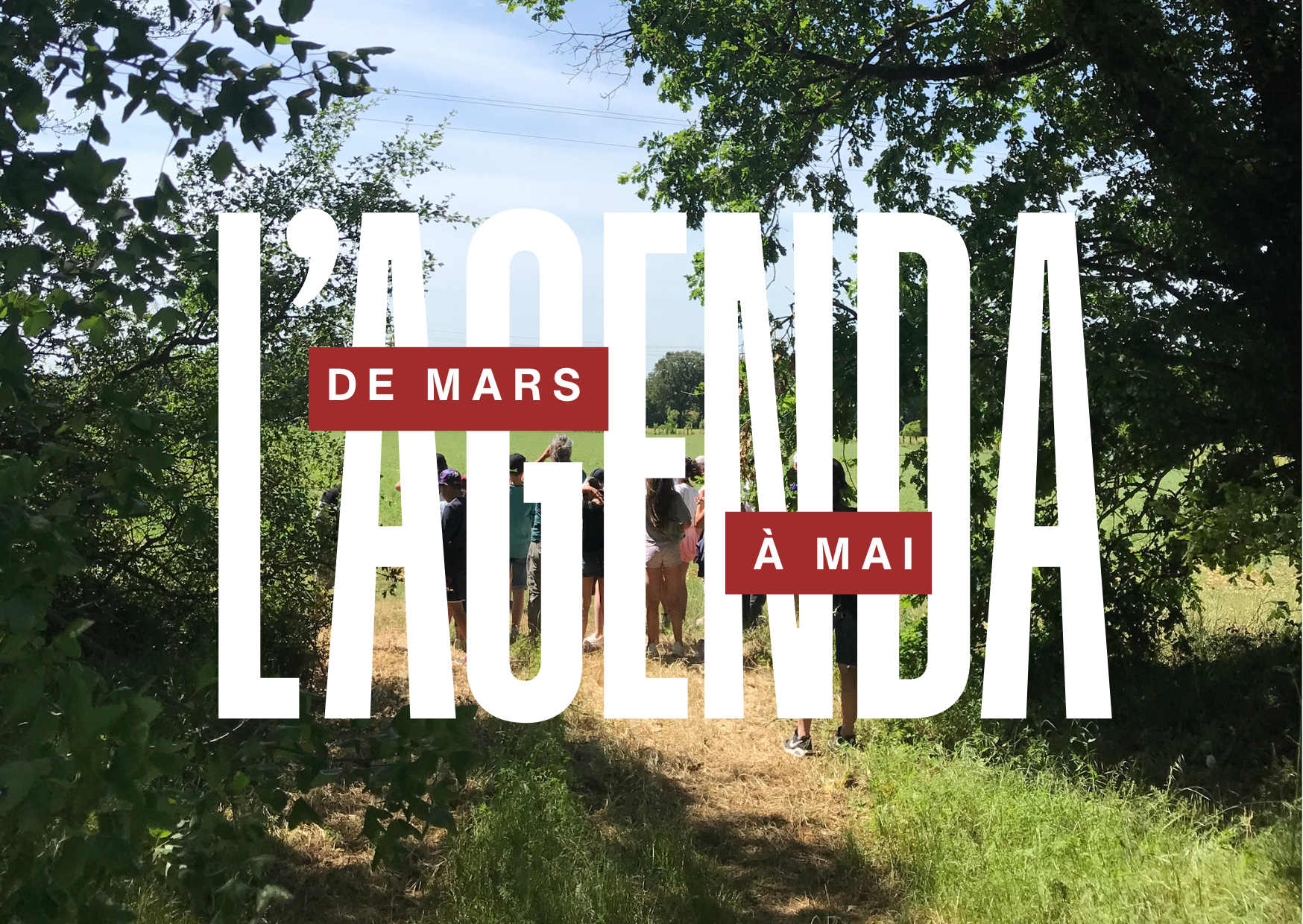 L’agenda de la ferme de mars à mai