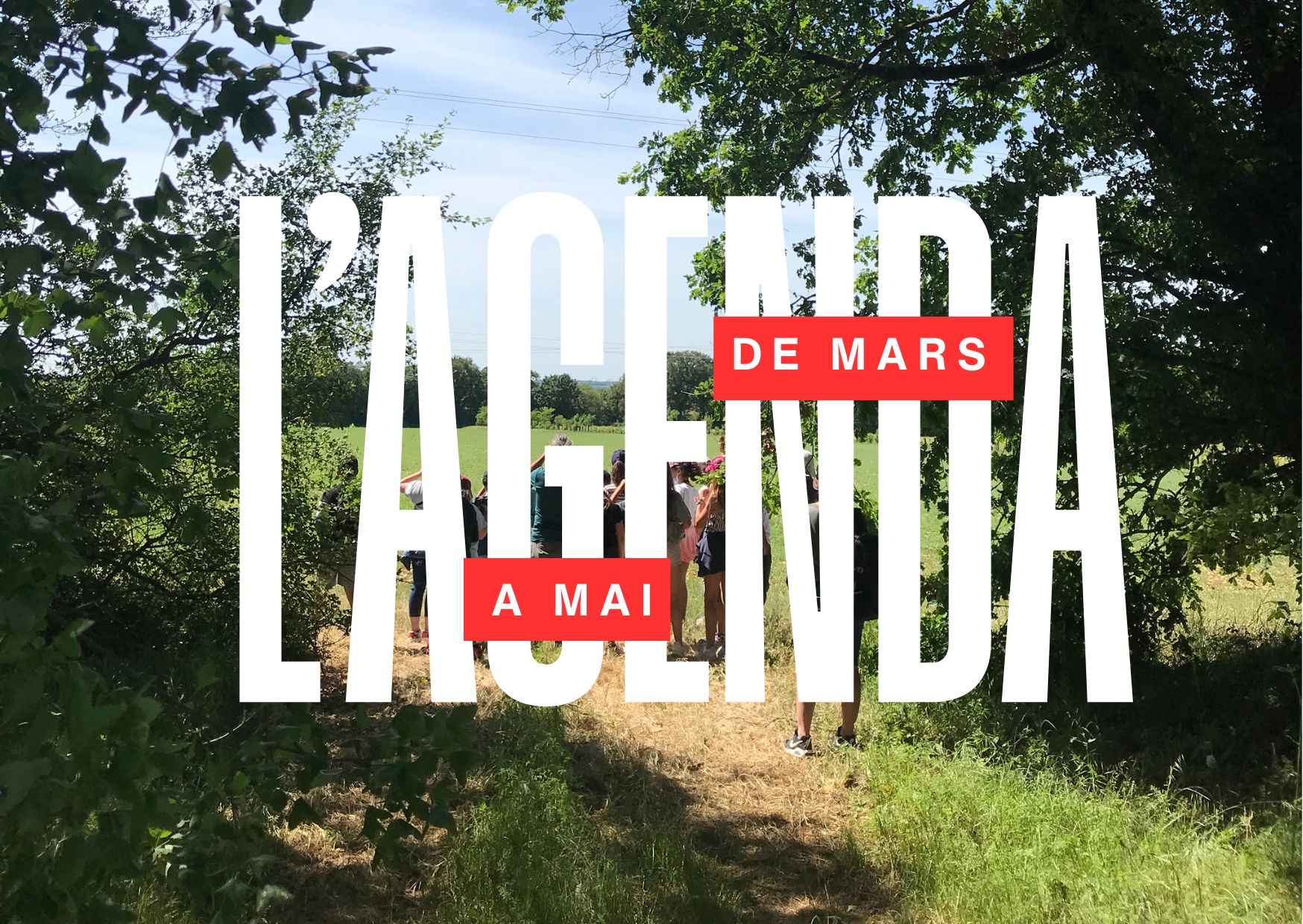 L’agenda de la ferme de mars à mai