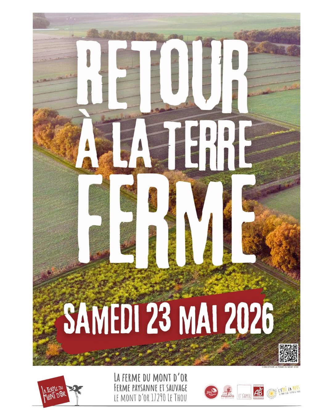 Retour à la Terre Ferme le 23 mai 2026